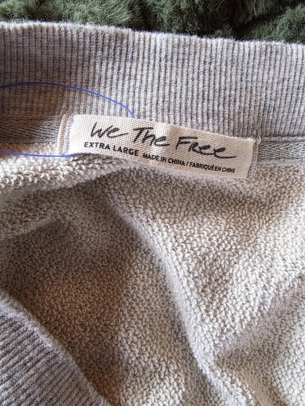 Free People We The Free Danny Pullover Sand Grey XL